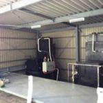 磁気熱分解装置の温泉施設設置例